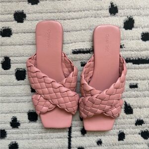 Open Edit Braided Strap Sandal